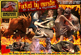 Fucked by Monster! 100% Original and Exclusive 3D Movies with hot Pics!