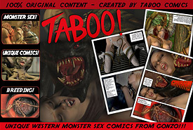 TABOO STUDIOS Unique comics: Monsters Sex; Tentacles; Breeding; Aliens